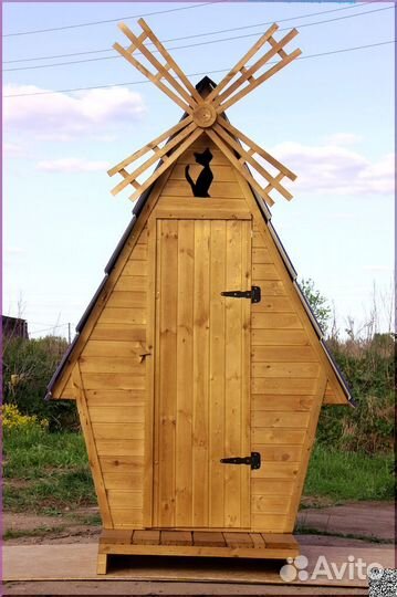 Дачный туалет с установкой