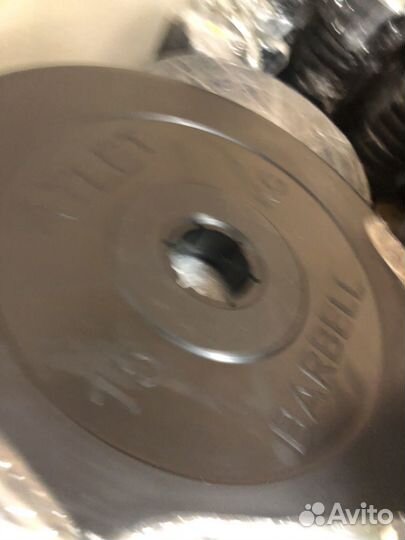 Блины обрезиненные MB Barbell Atlet