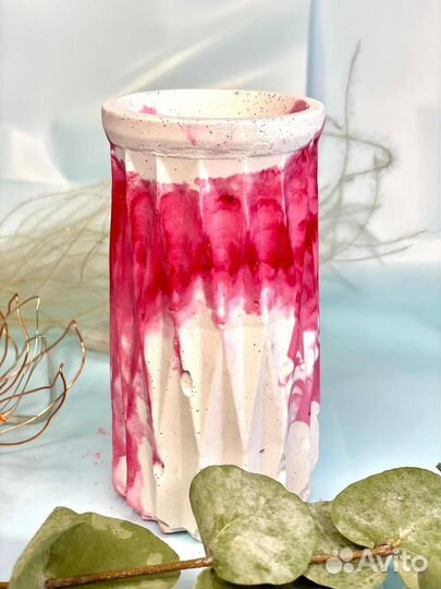 Гипсовое кашпо