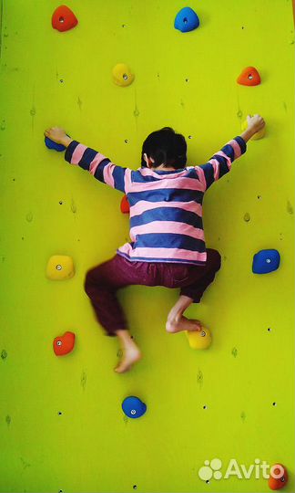 Скалодром детский, надёжный + 12 зацепов