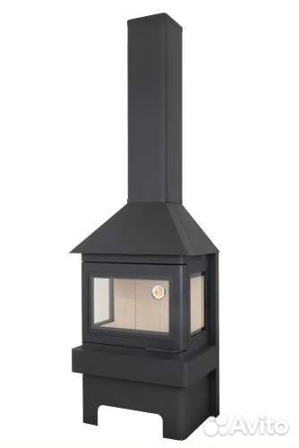 Камин прага три стекла