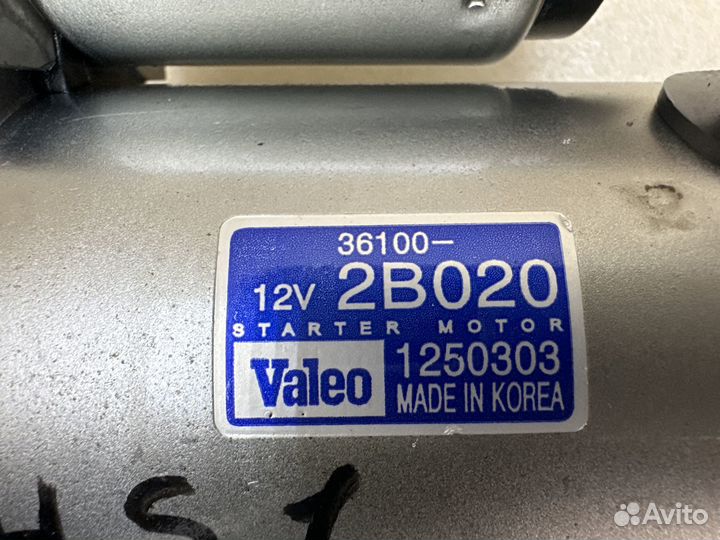 Стартер Hyundai Solaris 1 1.6л