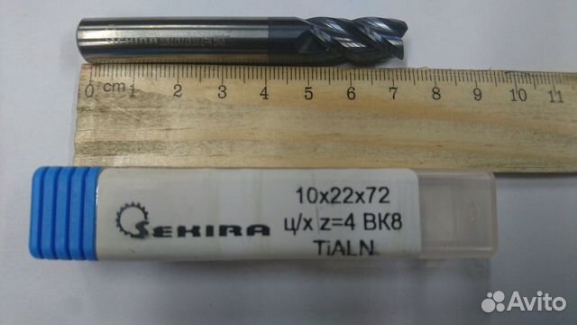 Твердосплавная концевая фреза Sekira 10mm