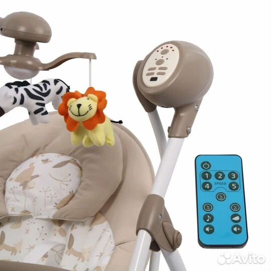 Детская электрокачеля-шезлонг