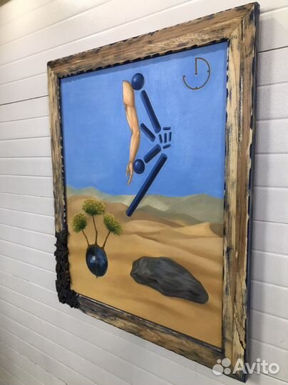 Картина маслом на холсте 1000-800 Вирус