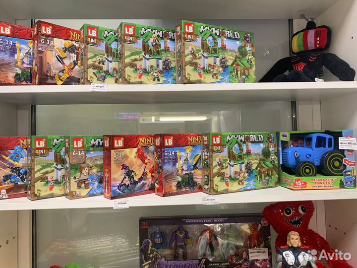 Игрушки новые в ассортименте
