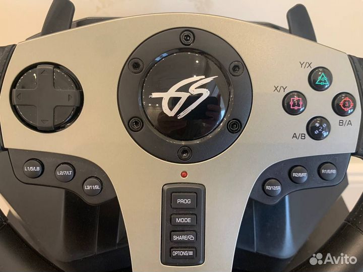 Руль dexp Wheelman Pro черный 25.4 см, резина, для