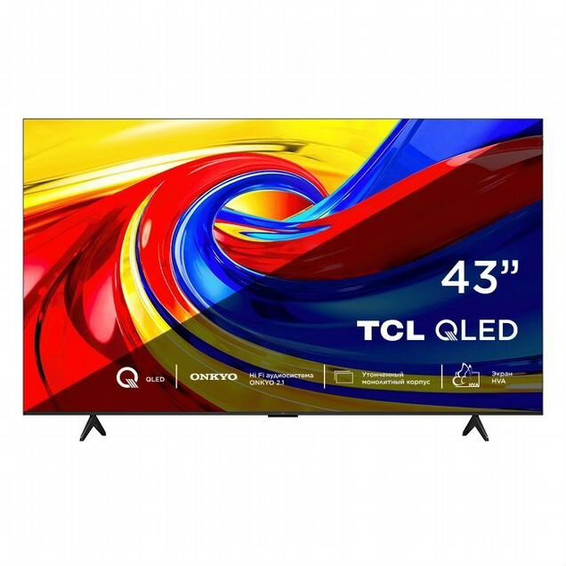 Телевизор 43P7L новый qled Ростест