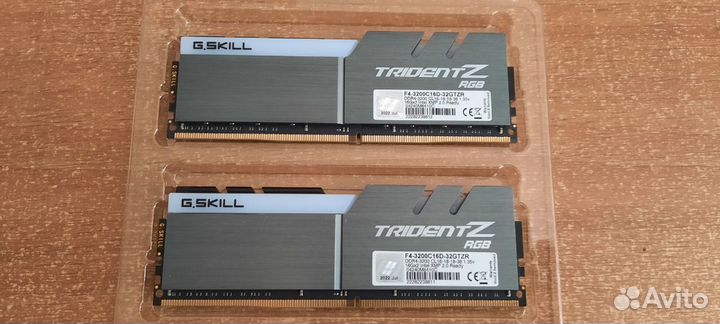 Оперативная память G.Skill DDR4 32gb(2x16) 3200mhz