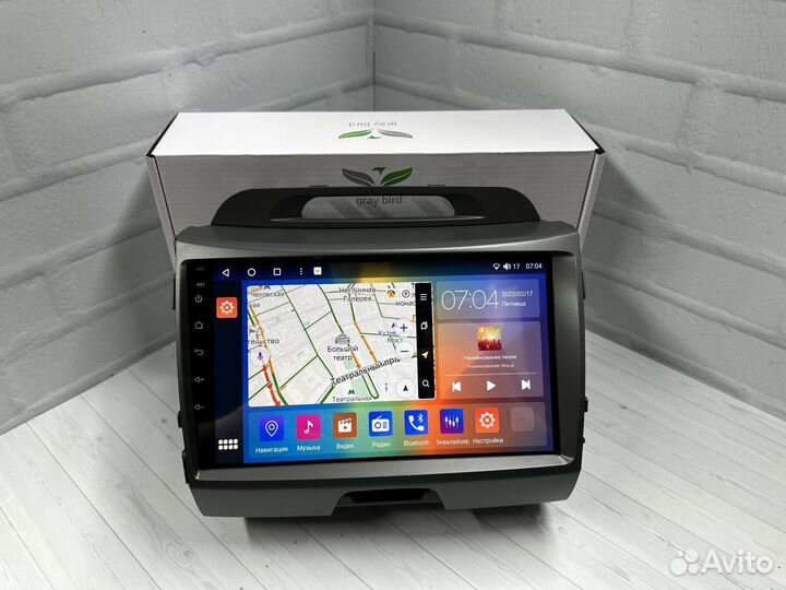 Магнитола андроид GrayBird Kia Sportage 3 3/32