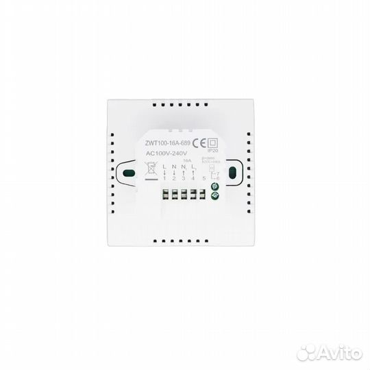 Зеркальный умный терморегулятор с Zigbee для Алисы