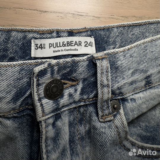 Джинсы Pull and Bear Mom цена за 2 сразу