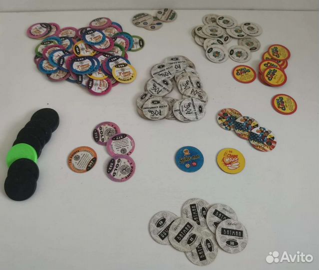 Фишки кэпсы 139 штук с битами