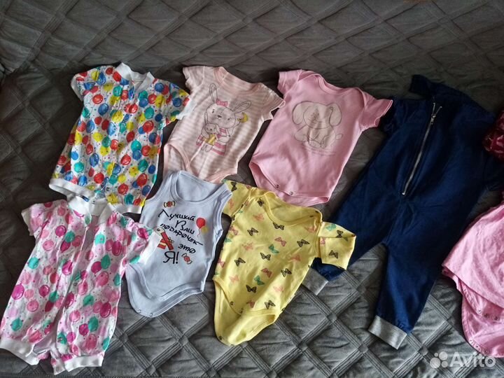 Вещи пакетом для девочки 62