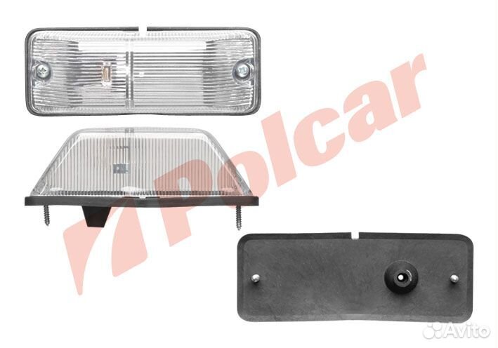 Повт. поворота большой R белый для mercedes sprint