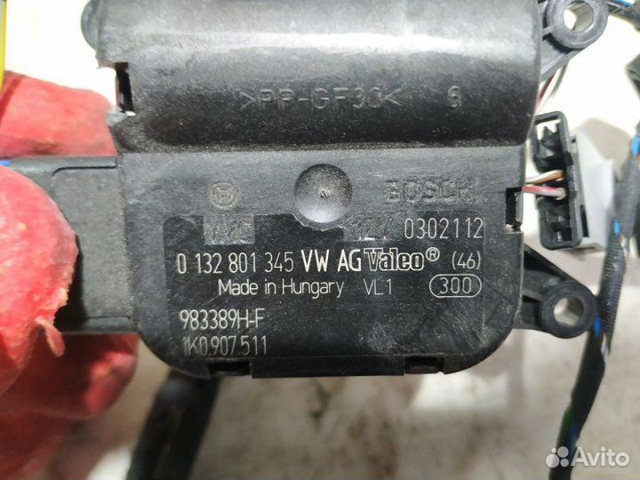 Сервопривод заслонки печки Audi S3 8P 2006—2008