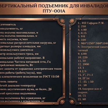 Электрический подъемник для инвалидов
