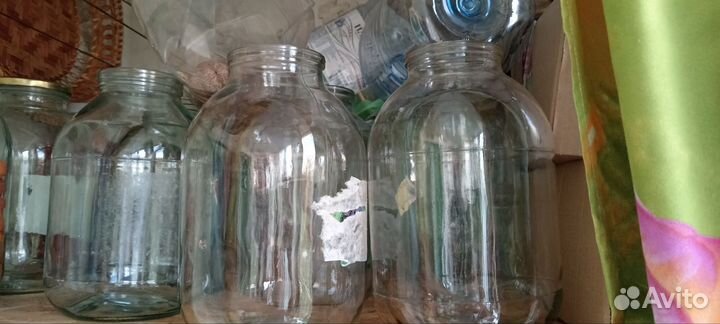 Банки стеклянные 3 литра винтовые