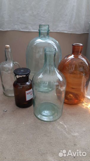 Бутыли 10,7 и 5 л