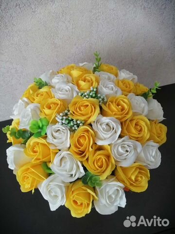 Букет цветов из мыла