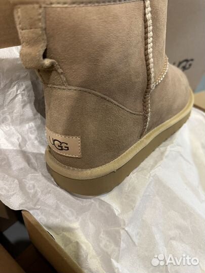 Угги женские UGG classic mini II sand оригинал