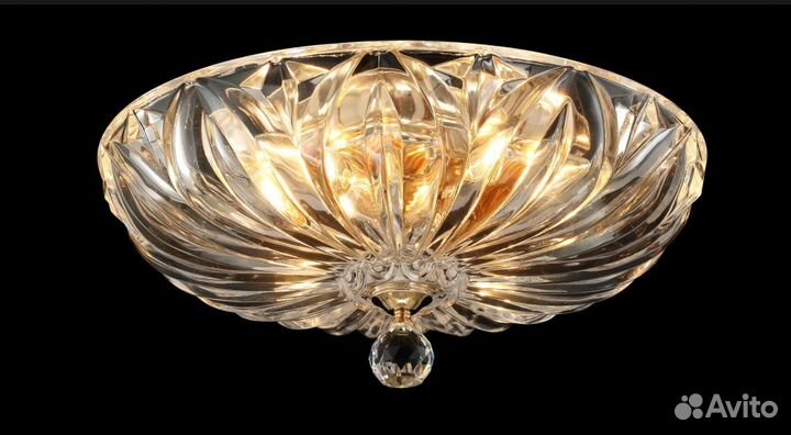 Люстра Crystal Lux Denis D400 gold 4 лампы