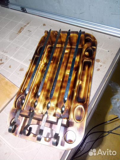 Поднос для шашлыка на 4 персоны