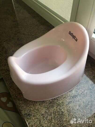 Горшок детский розовый babyton
