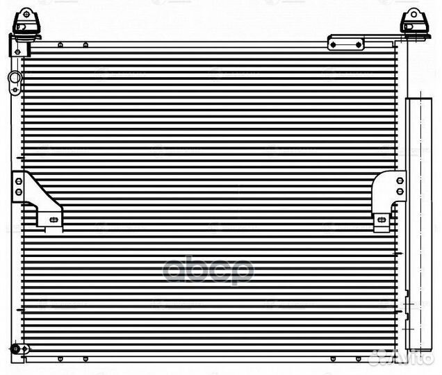 Конденсер toyota LC150 09- lrac 1972 luzar