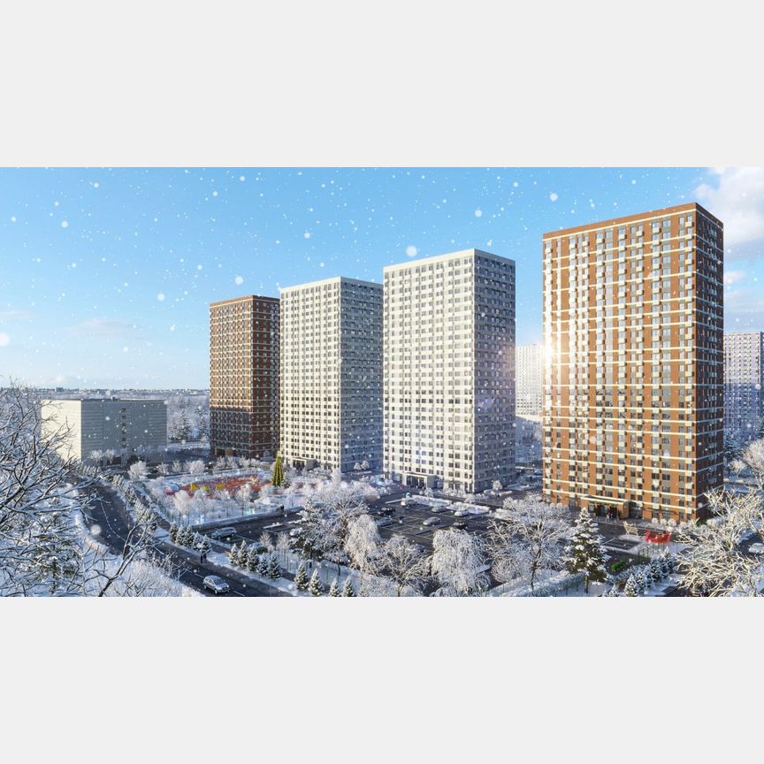 2-к. квартира, 47,5 м², 22/23 эт.
