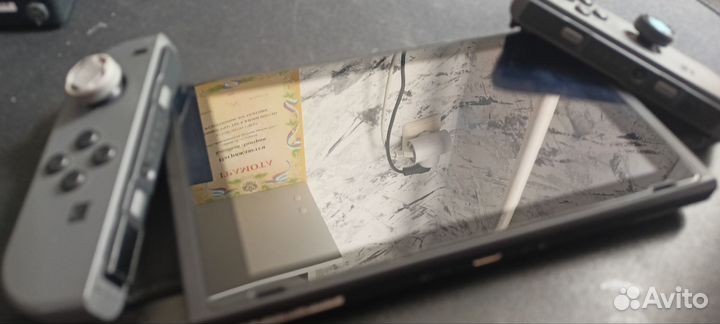 Nintendo switch rev 2 с играми + sd 128 gb