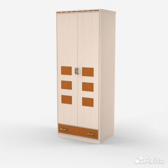 Шкаф Кэри Голд 2-х дверный