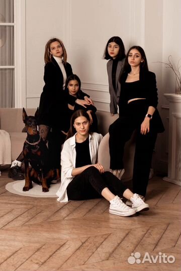 Доберман на фотосессию