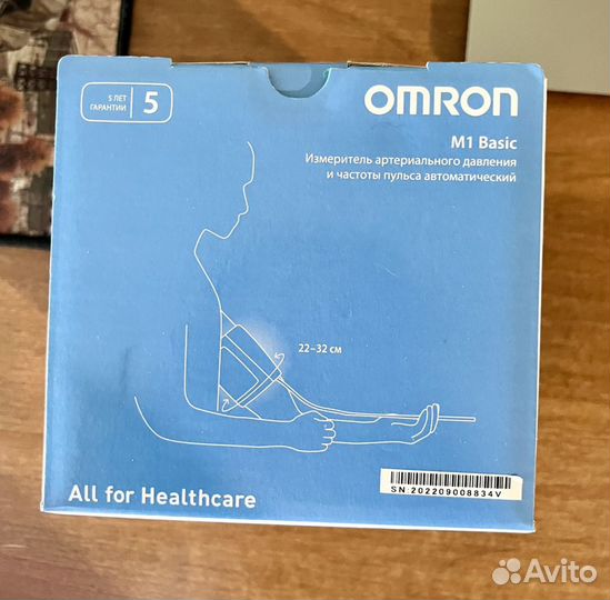 Тонометр omron M1 Basic без адаптера