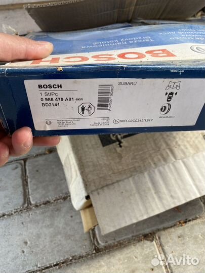 Тормозные диски на subaru forester