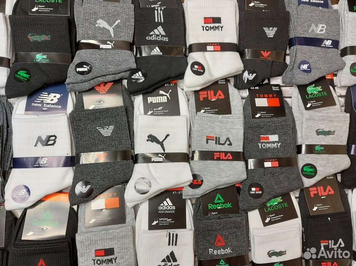 Носки Nike Adidas Puma Reebok