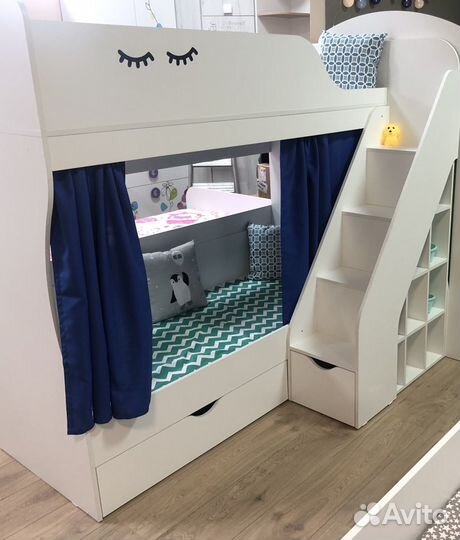 Кровать двухъярусная Умка-2 (правая/левая)