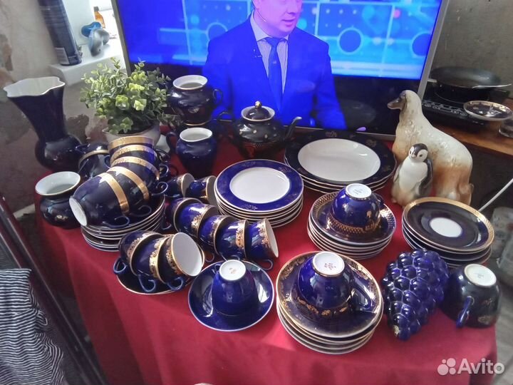 Синенькая посуда СССР