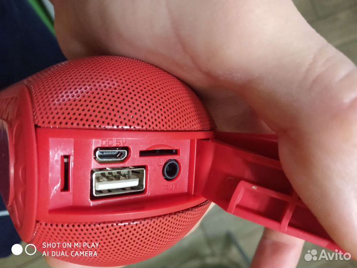 Портативная колонка Sven bluetooth 6вт, новая