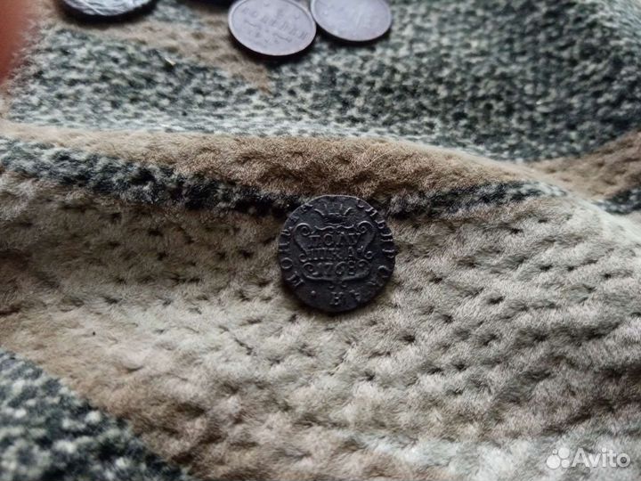 Полушка 1768г