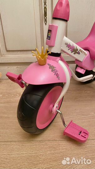 Трехколесный розовый велосипед Kettler для девочки