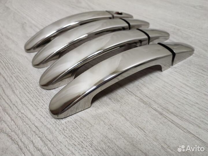 Накладки на ручки нержавейка Ford Focus 2 (новые)