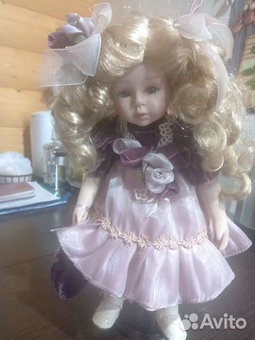 Кукла фарфоровая коллекционная клеймо