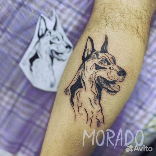 Тату татуировки в профессиональном кабинете