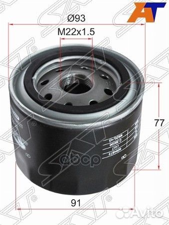 Фильтр масляный fiat ducato 2.3 06/iveco daily