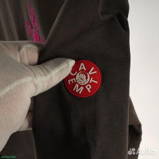 Футболка cavempt серая с крестами