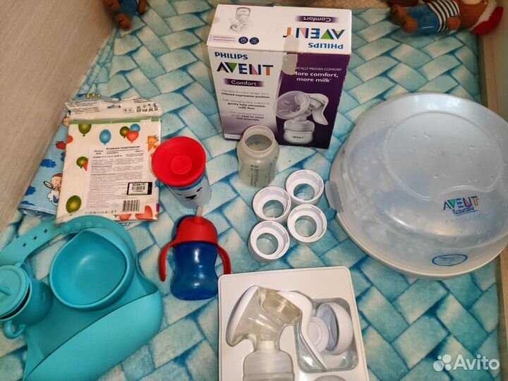 Avent поильник, стерилизатор, молокоотсос