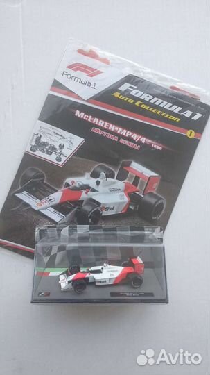 McLaren MP4/4 Айртон Сенна(1988) 1/43 с журналом