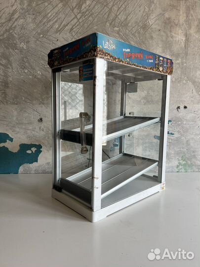 Витрина для кофе с подогревом, кофе с собой