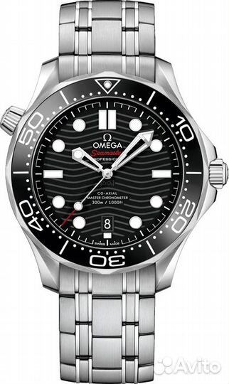 Браслет стальной двухтоновый Omega Seamaster